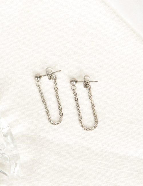 Front-Back Chain Earrings